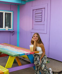 Customer enjoying coffee